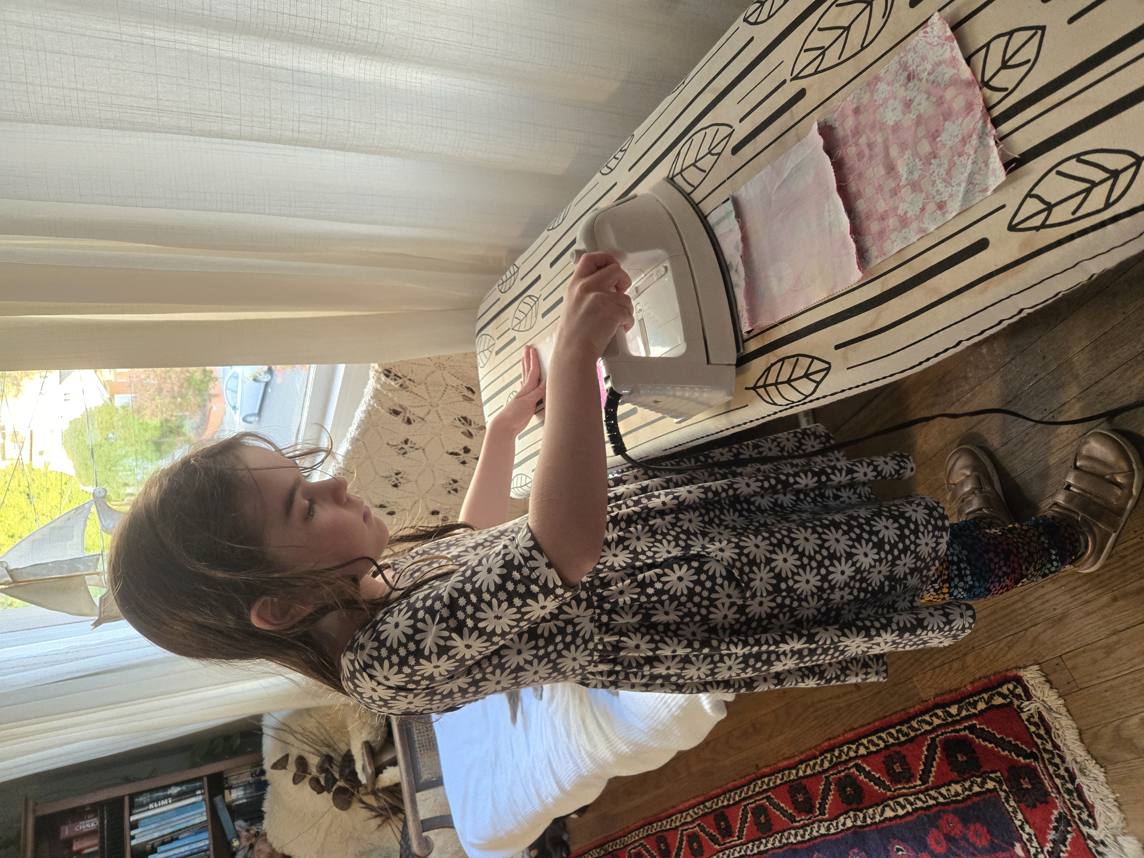 Student sewing project