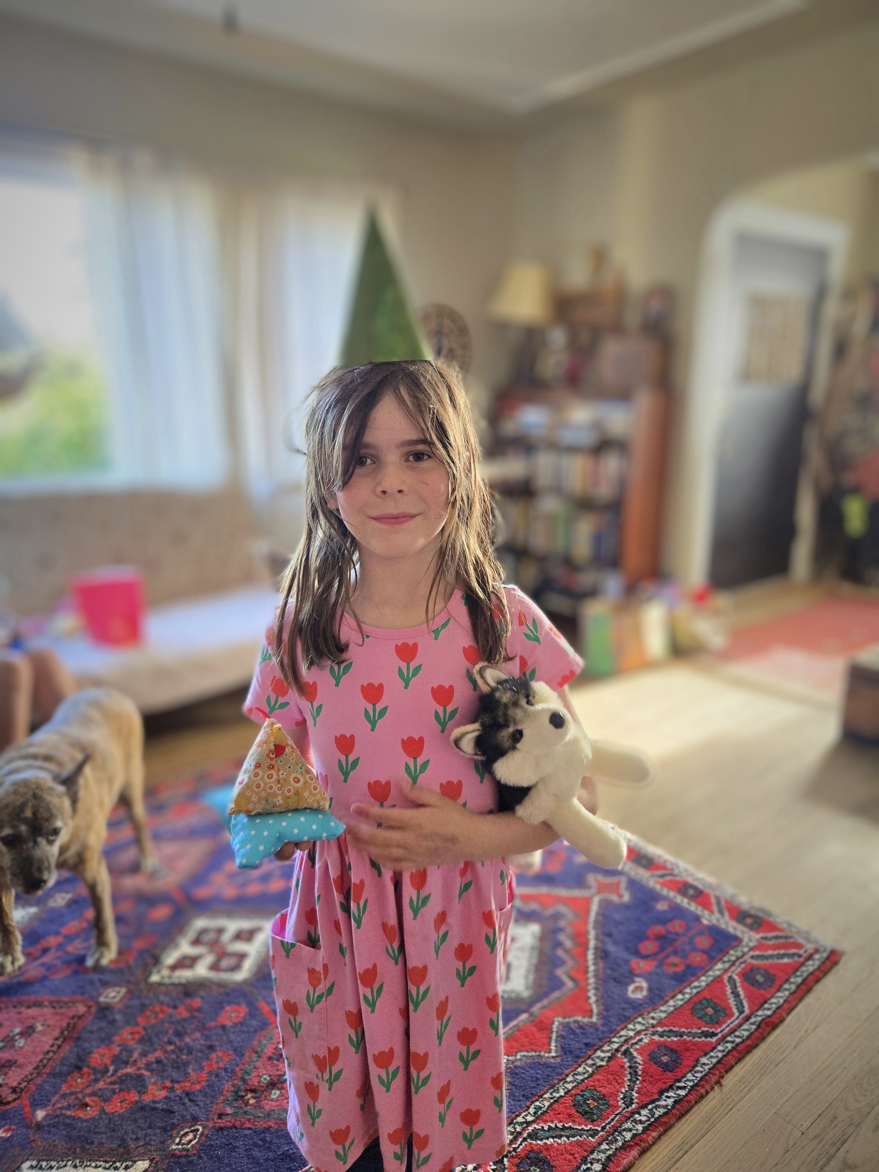 Birthday party sewing fun